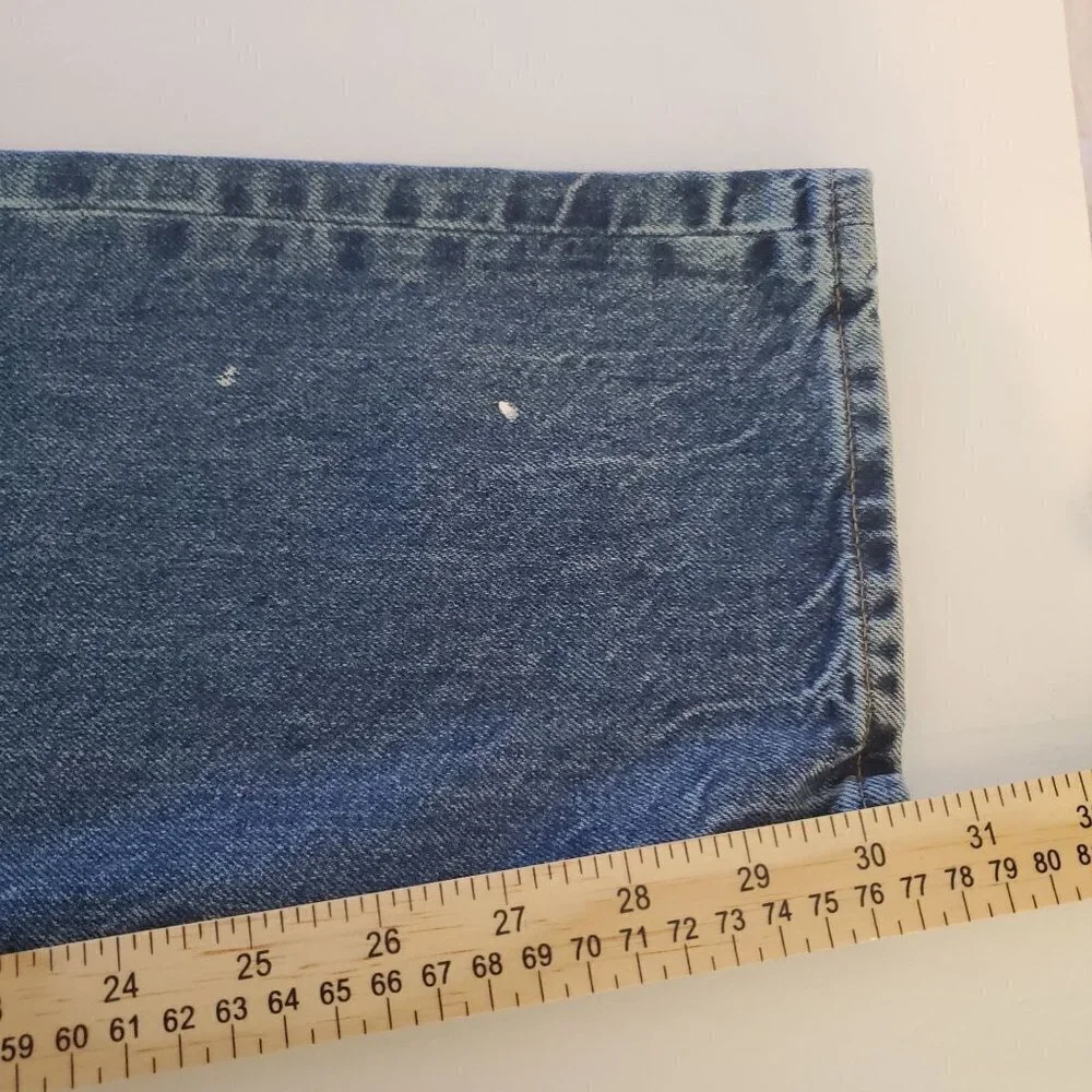Polo Ralph Lauren‎ Varick Slim Straight Jeans 34x32 Actual 34x30 Paint Splatter